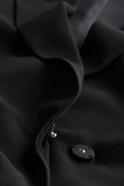 Wrap-front Jacket Dress - Black - Ladies | H&M US | H&M (US + CA)