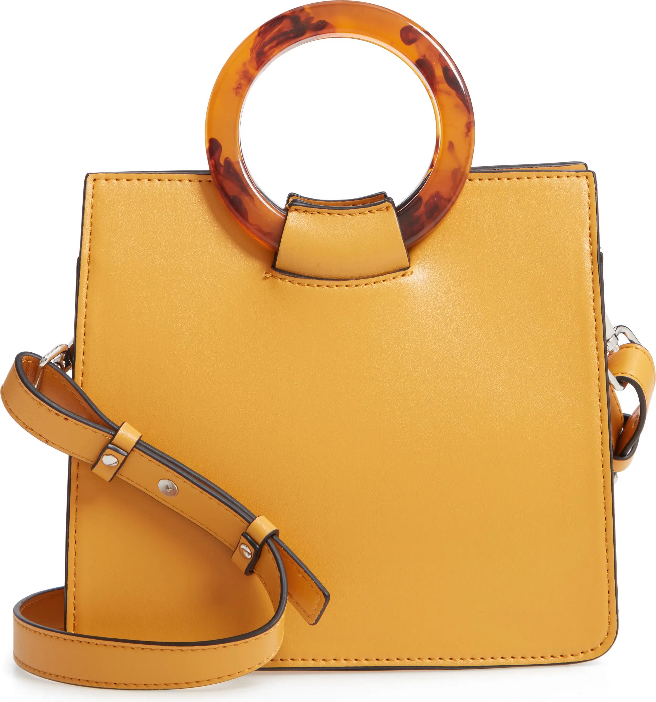 Topshop Mini Adele Faux Leather Top Handle Bag | Nordstrom