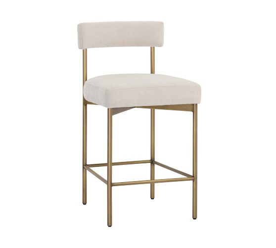 Ember Upholstered Counter Stool | Pottery Barn (US)