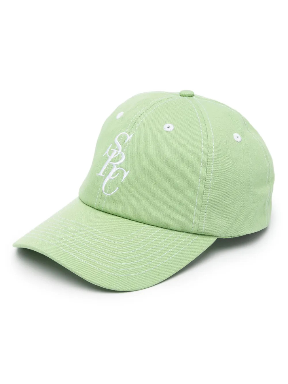 Sporty & Rich Casquette En Coton à Logo Brodé | Vert | FARFETCH FR | Farfetch Global