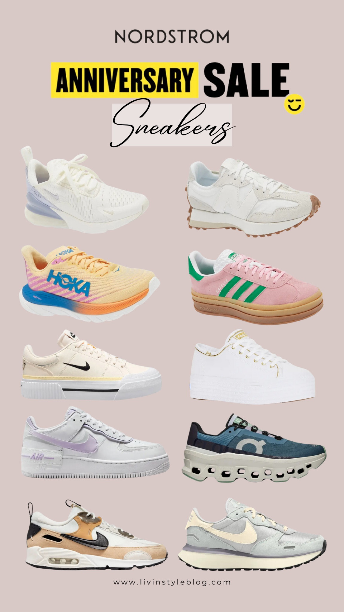 So many fun sneaker finds in the NSale preview!! Neutrals and bright bold styles in all our favorite brands! 

#LTKSaleAlert #LTKActive #LTKxNSale