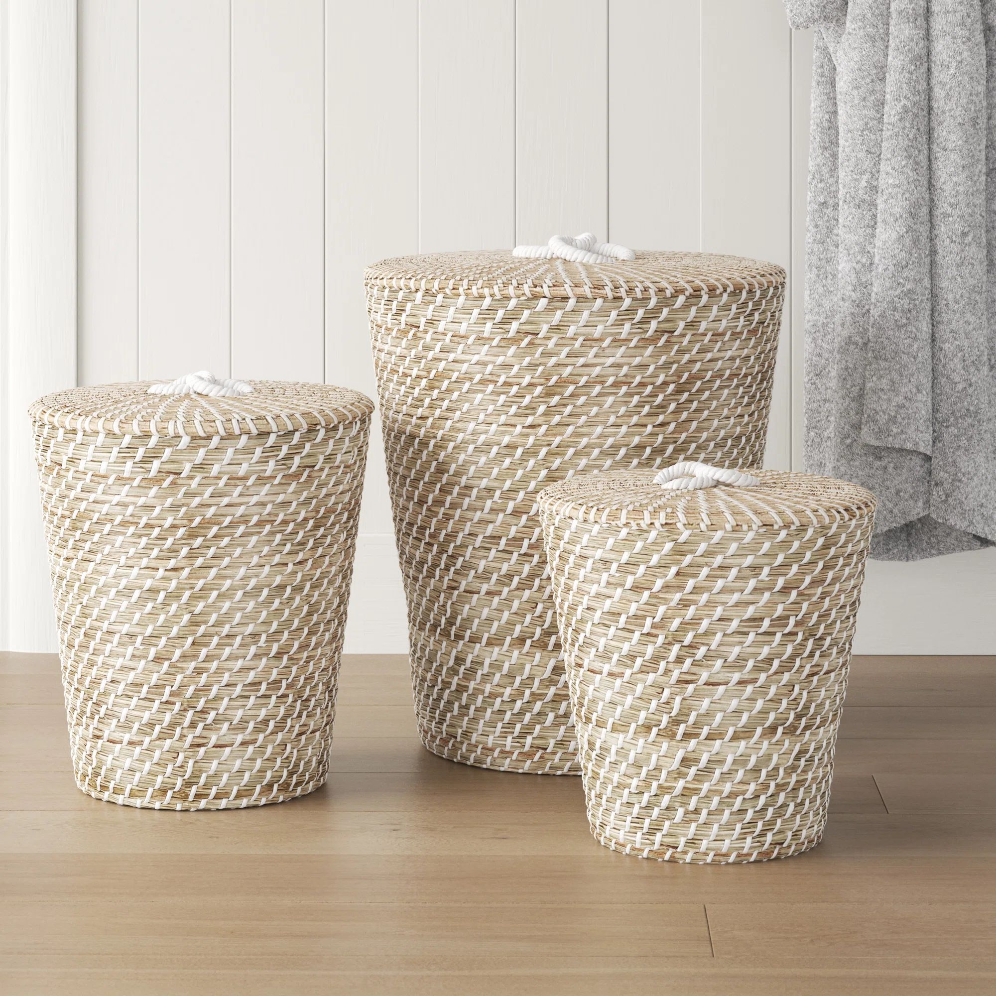 Sand & Stable 3 Piece Snake Charmer's Rattan Basket Set & Reviews | Wayfair | Wayfair North America