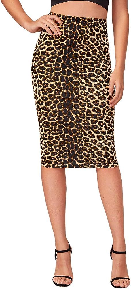 Leopard Midi Skirt  | Amazon (US)