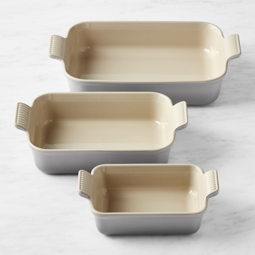 Le Creuset Heritage Open Rectangular Dishes, Set of 3 | Williams-Sonoma