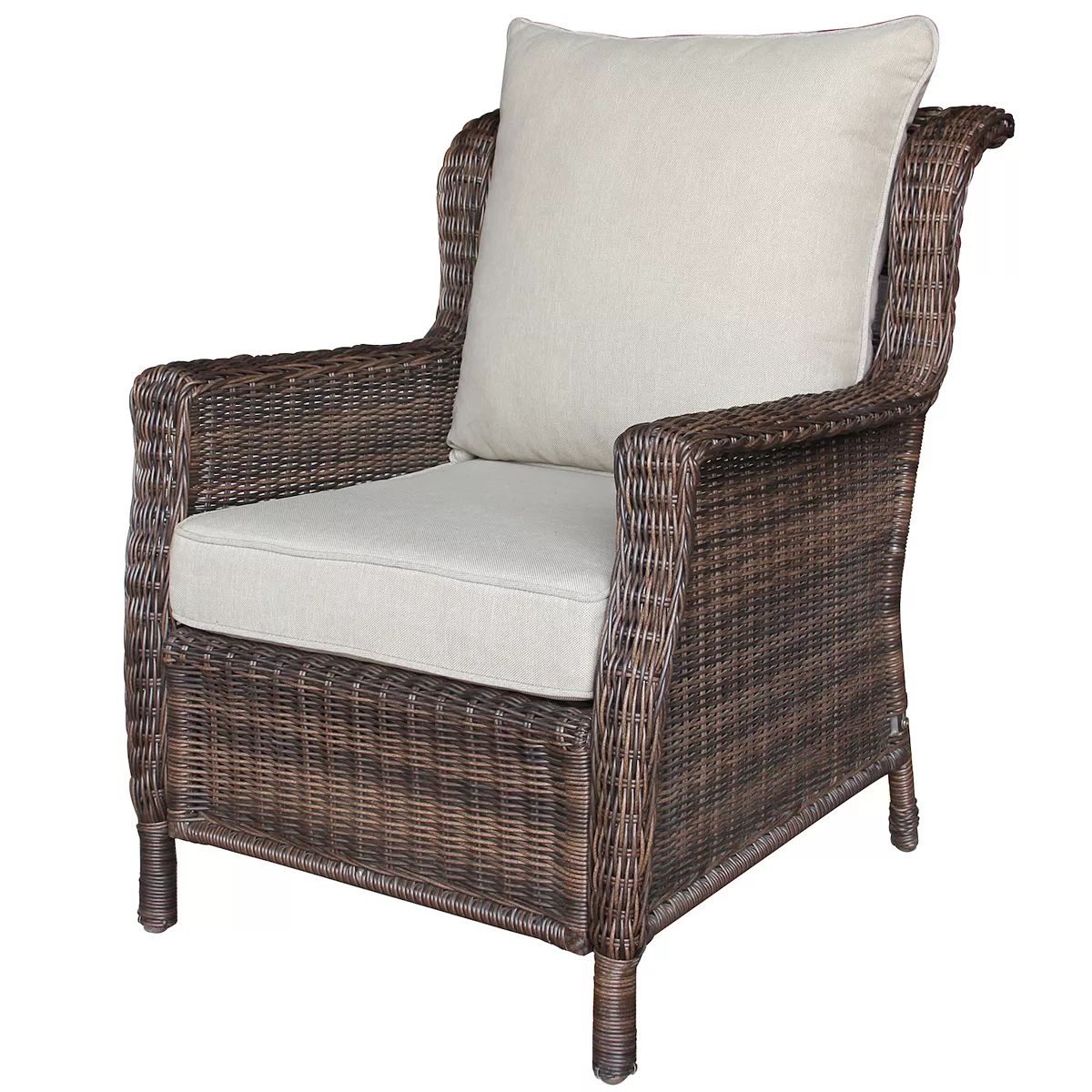 Sonoma Goods For Life® Cortena Wicker Lounge Arm Chair | Kohl's