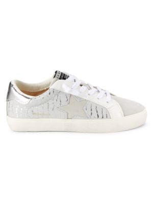 Croco-Embossed Superstar Leather Sneakers | Saks Fifth Avenue OFF 5TH