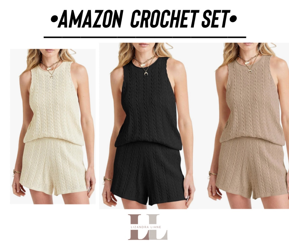 Neutral crochet set, swim cover up, casual summer outfit, vacation outfit, travel outfit, outfit inspo

#LTKFindsUnder50 #LTKSaleAlert #LTKTravel