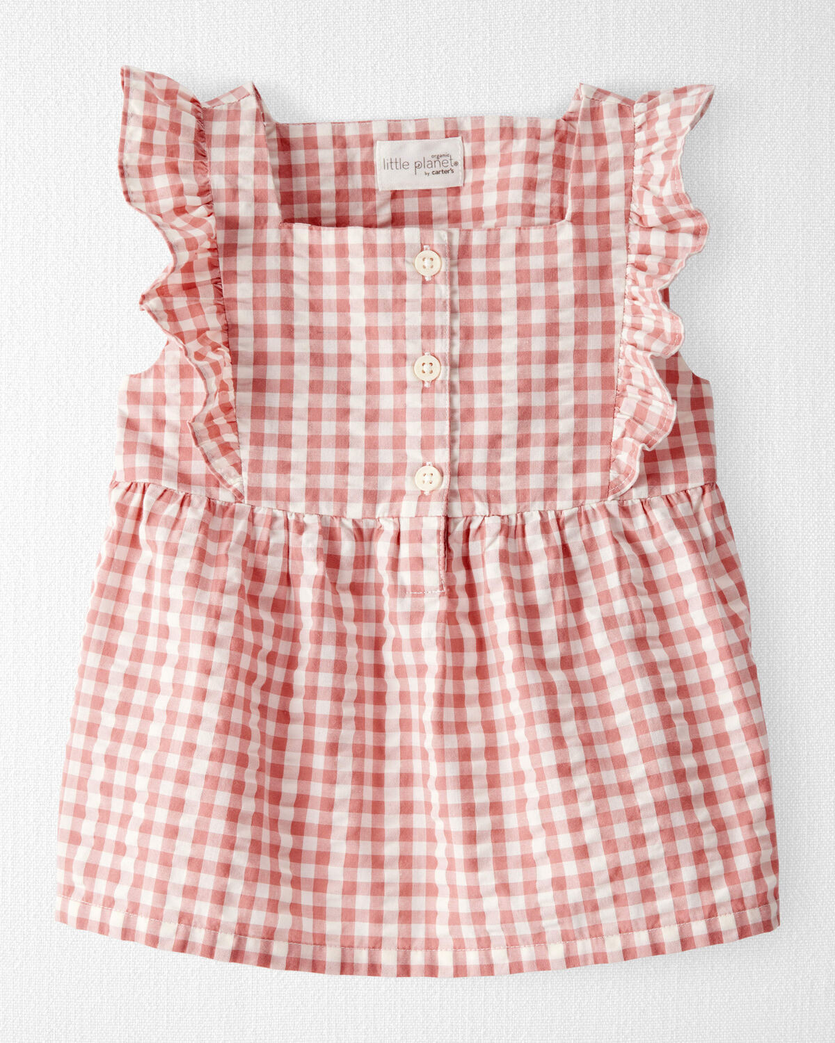Toddler Gingham Top Made With Organic Cotton - Little Planet | Carter's | Carter's Inc