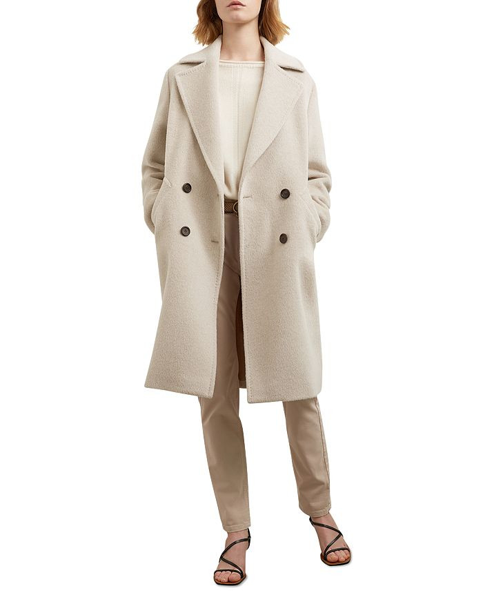 Sandy Double-Breasted Alpaca-Blend Coat | Bloomingdale's (US)