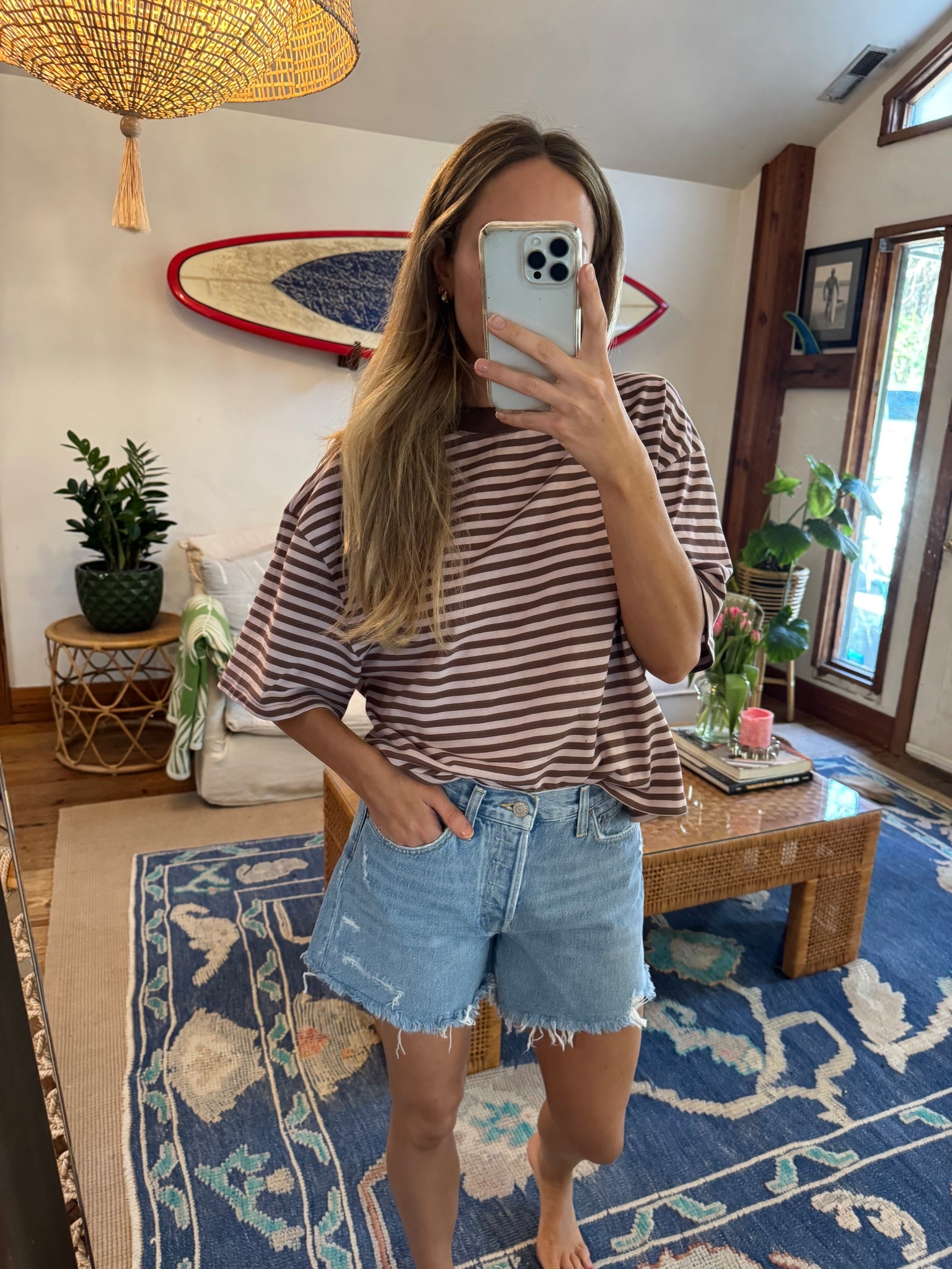 Size small tee, size 26 jeans 