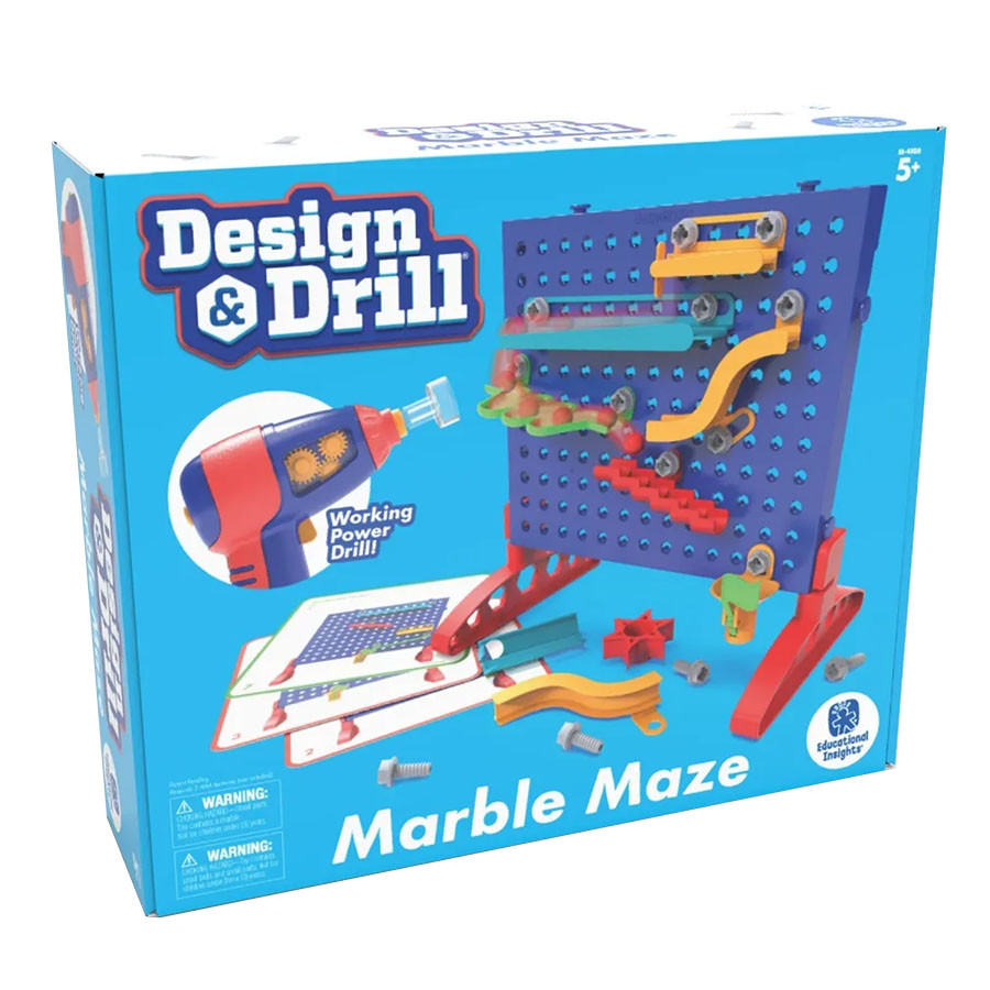 Design & Drill Marble Maze | Fat Brain Toys