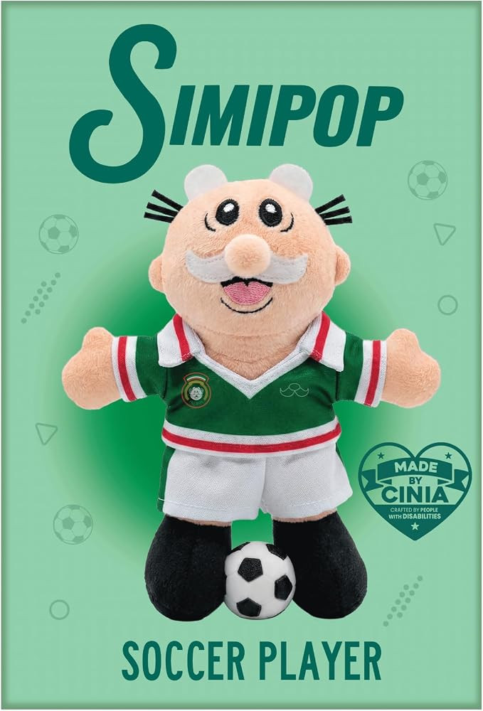 Dr. Simi Simipop Soccer Player Keychain – Mexico-Inspired Collectible Fan Accessory | Soft Mini... | Amazon (US)