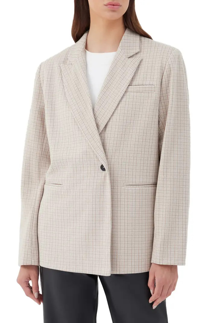 4th & Reckless Neva Check Blazer | Nordstrom | Nordstrom