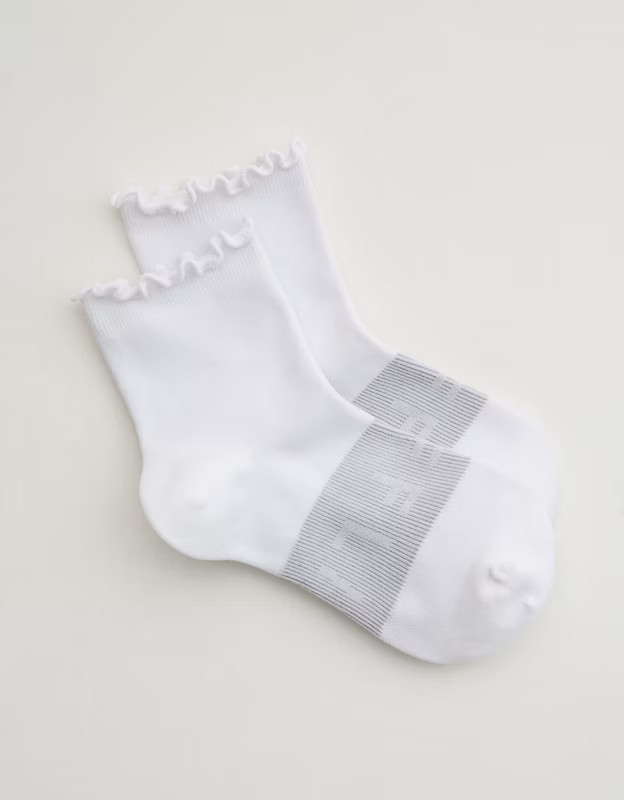 OFFLINE By Aerie Athletic Ruffle Sock | American Eagle Outfitters (US & CA)