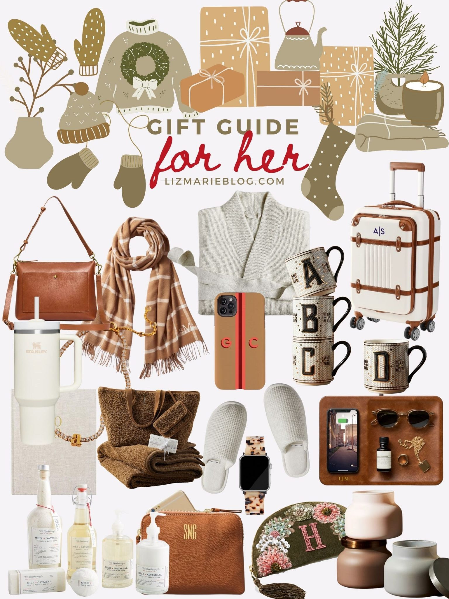 The best gifts for her!! See more on my blog: lizmarieblog.com 

#LTKSeasonal #LTKHoliday