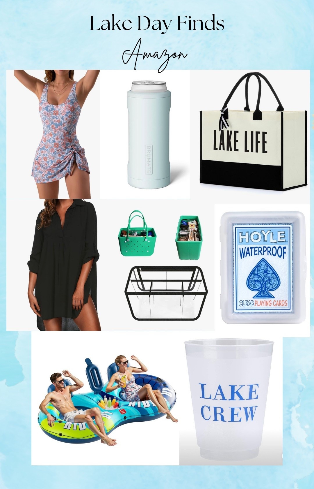 Summer is not over yet! We’re getting ready for a lake vacation, so I rounded up my favorite Amazon finds for the perfect day on the lake! 😎

#lakedays #lakeready #summervacation #lakelife #LTKsummerstyle

#LTKFindsUnder50 #LTKSwim #LTKSeasonal