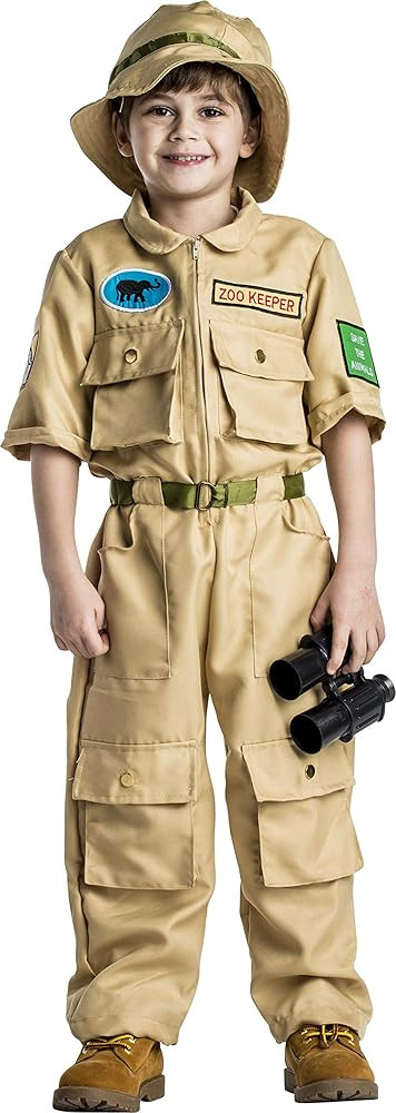 Zookeeper Costume for Kids - Safari Explorer Set for Boys and Girls | Amazon (US)