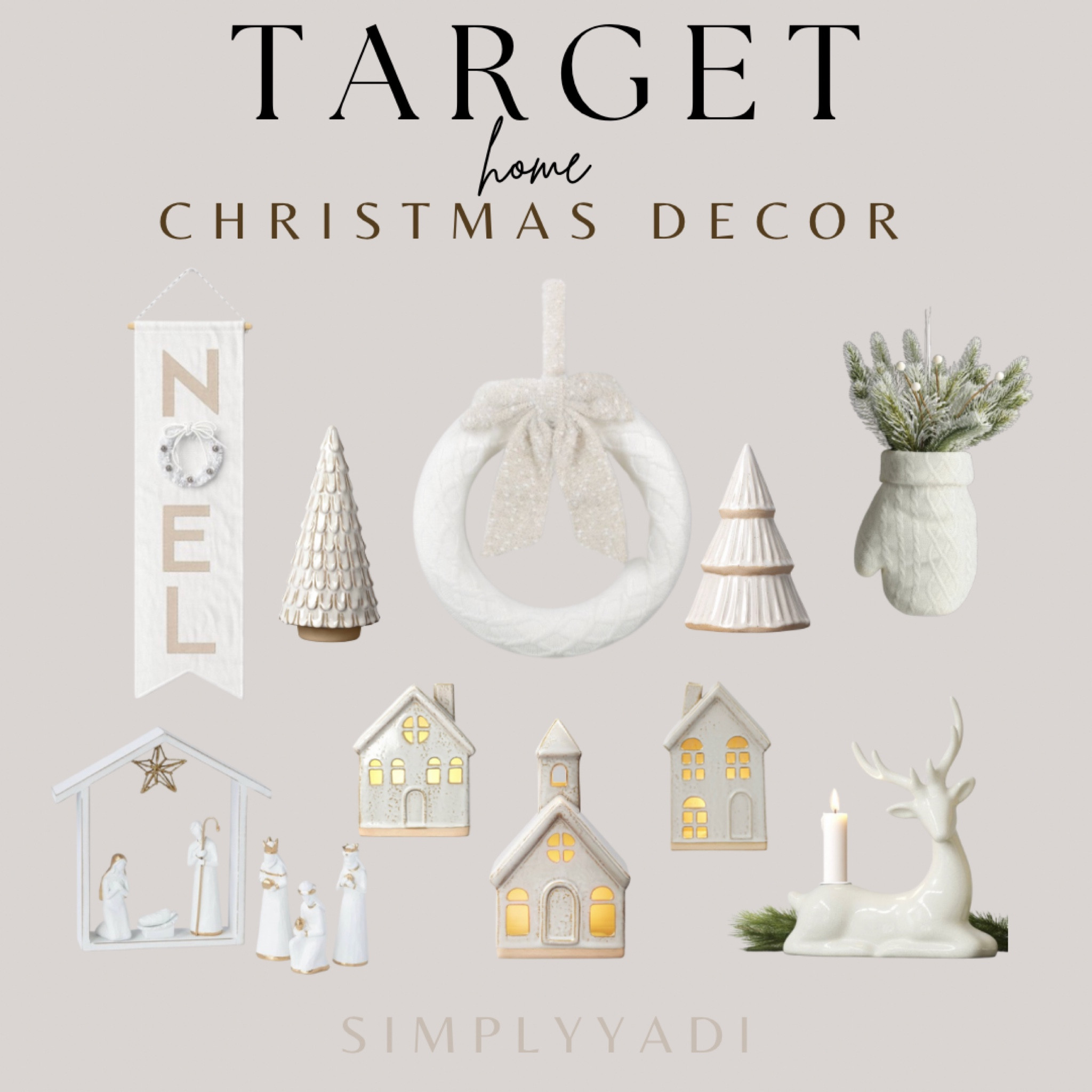 The Wondershop Snowy White Collection from Target🫶🏼

#LTKhome #LTKHoliday #LTKSeasonal