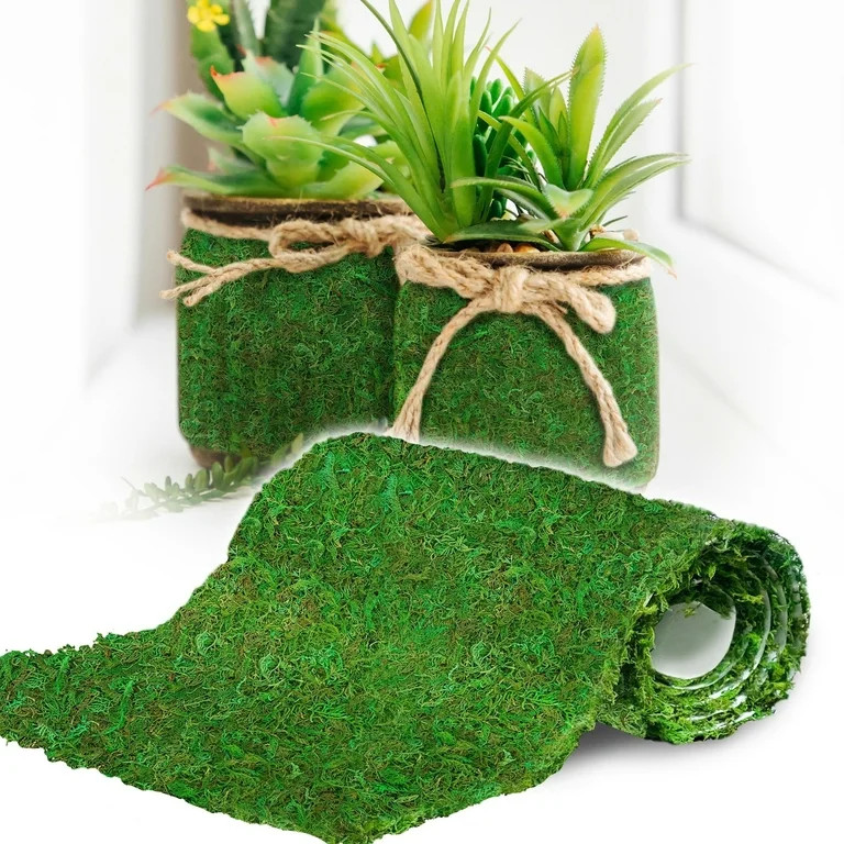 DUSPRO 51"x5.5" Moss Roll, Moss Table Runner, Moss Carpet for Moss Wall, Sheet Moss for Fairy Mos... | Walmart (US)