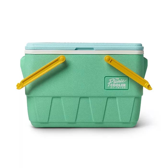 Igloo Picnic Basket Retro 25qt Cooler - Mint | Target