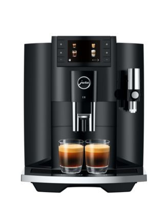 Jura E8 Fully Automatic Coffee Machine - Chrome | Macy's