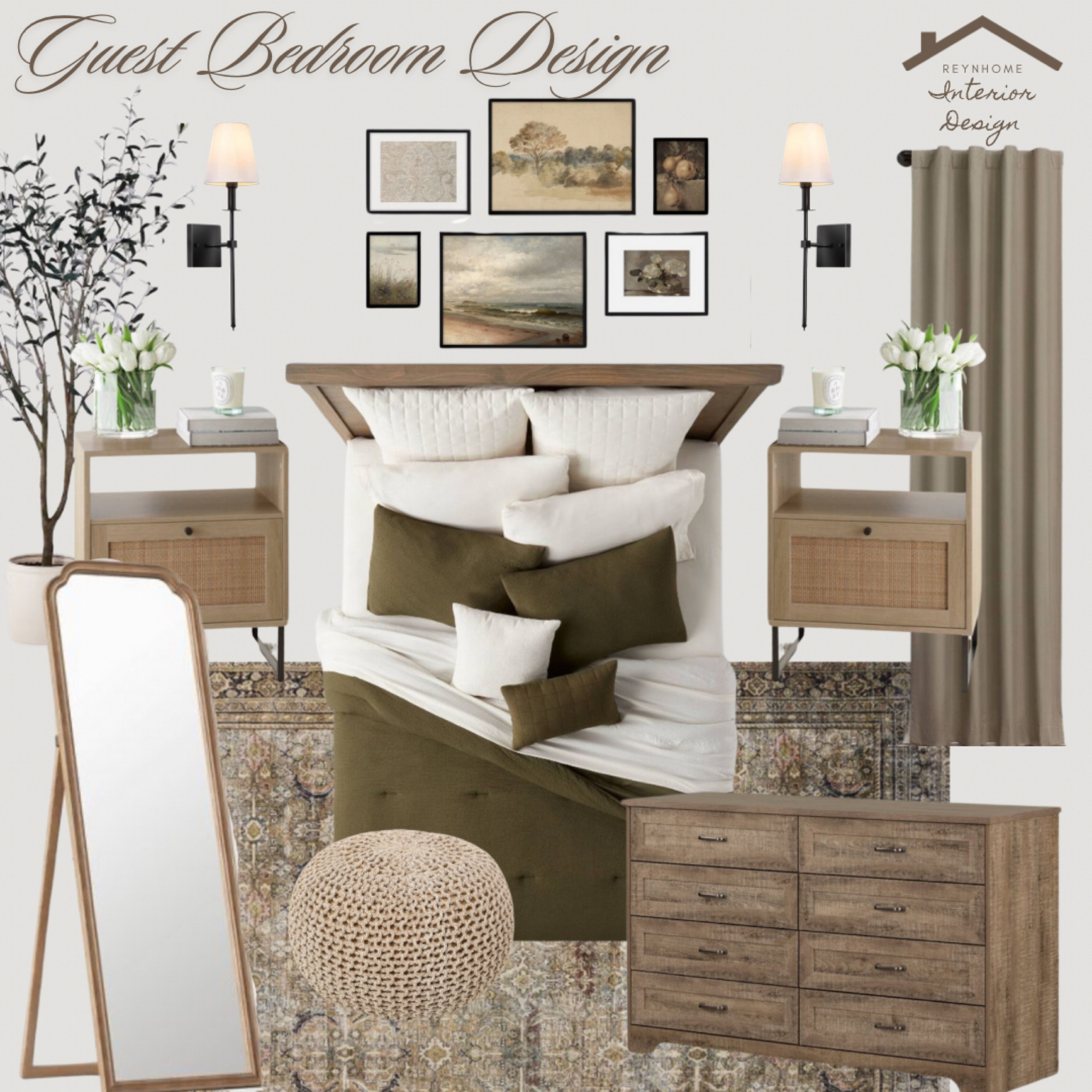 I’m really loving this neutral bedroom design! I just love all the wood and green olive tones! 

#LTKfindsunder100 #LTKfindsunder50 #LTKhome