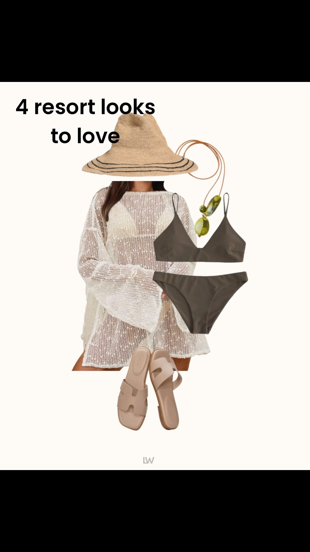 4 easy and classic getaway looks // high low prices! 