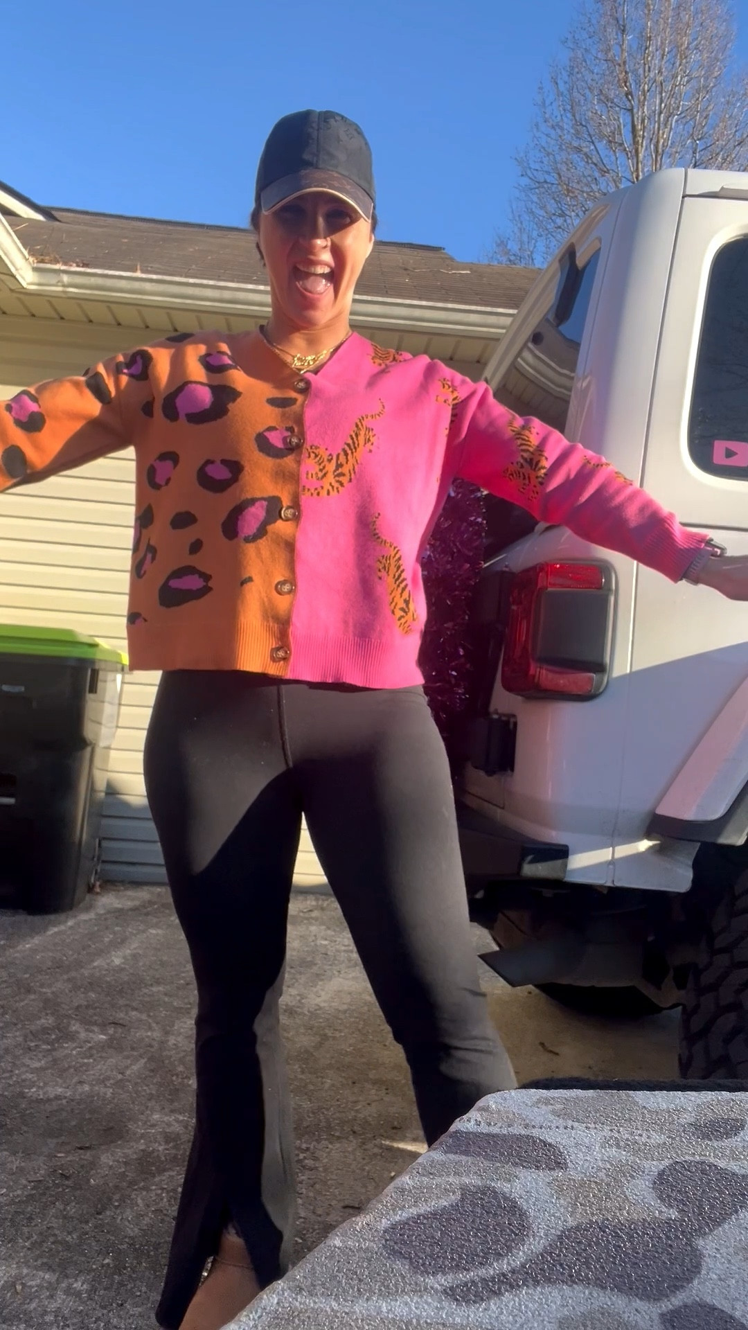 This sweater is so fun! I love the colors! I’m wearing a small. 

Color block sweater, pink sweater, pink cardigan, leopard cardigan, leopard sweater, Alicia Bice, does it come in pink 


#LTKSeasonal #LTKootd #LTKFindsUnder50