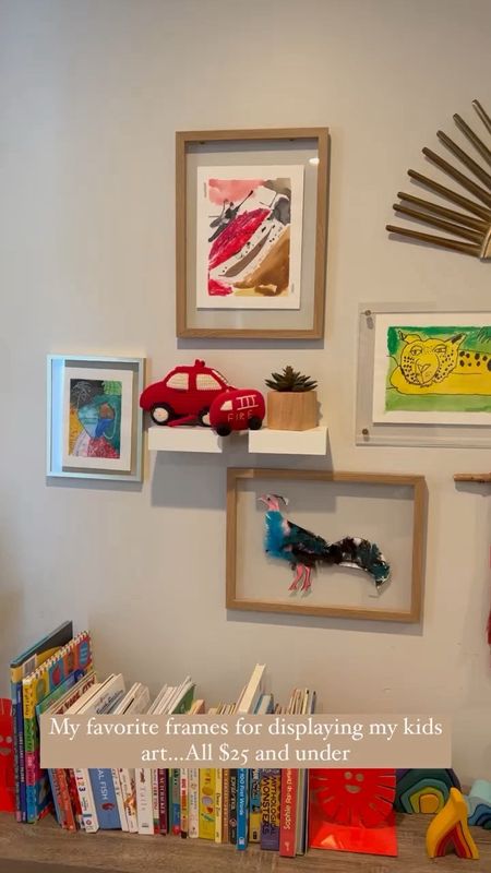 my favorite way to hang Kids artwork is in these floating frames along with frames that have a matte board included.  It will make it look like you've had the professionals frame it! 

What to do with kids art work | framing kids artwork | kids room | kids playroom | kids room decor | playroom decor 

#PictureFrameKidsRoomDecor #PlayroomDecor #WallArt #KidsArt #WaulDecor #PictureFrames 

#LTKhome #LTKkids #LTKVideo