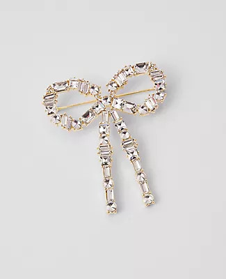 Ann Taylor Crystal Bow Brooch | Ann Taylor (US)