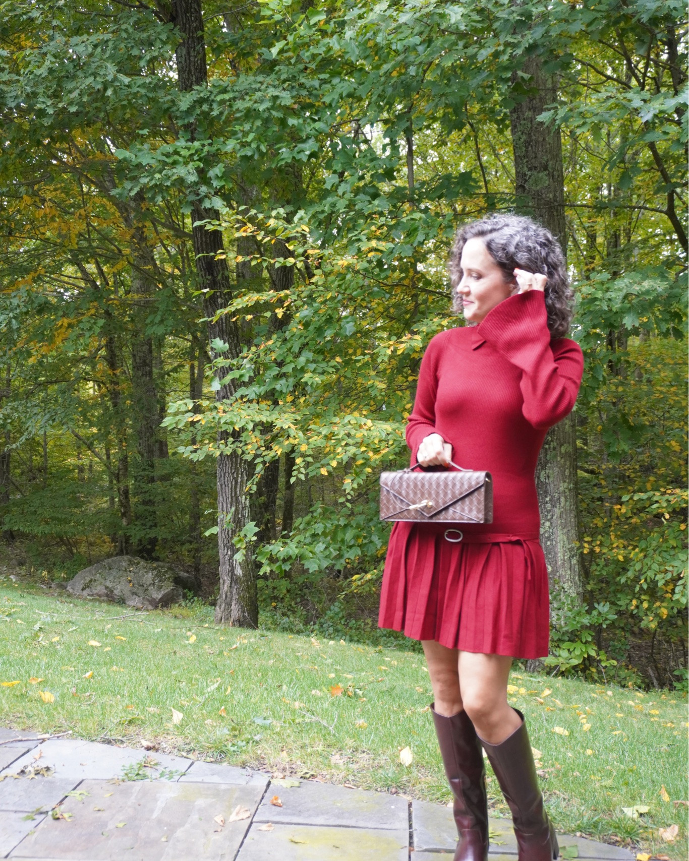 More pics on the gorgeous dress! 
Avec Les Filles dress, Vince Camuto boots, JW Pei bag.

#LTKootd #LTKOver40 #LTKPetite