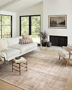 Amber Lewis x Loloi Georgie Collection GER-02 Ocean / Sand 2'6" x 12' Runner | Amazon (US)