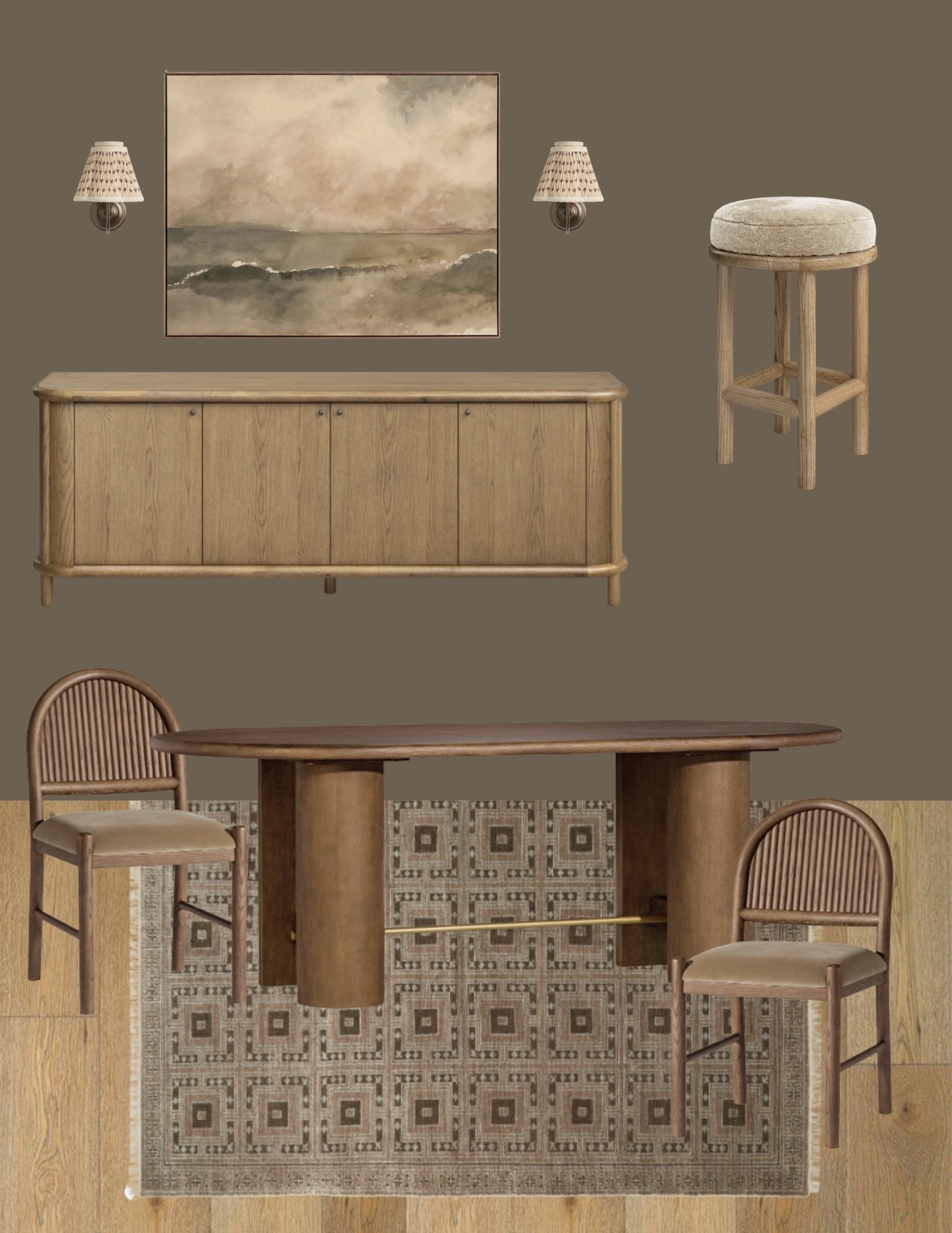 Coordinating kitchen and dining room! Using our Brooks dining table and Bennett chairs! 

#LTKSeasonal #LTKSaleAlert #LTKHome