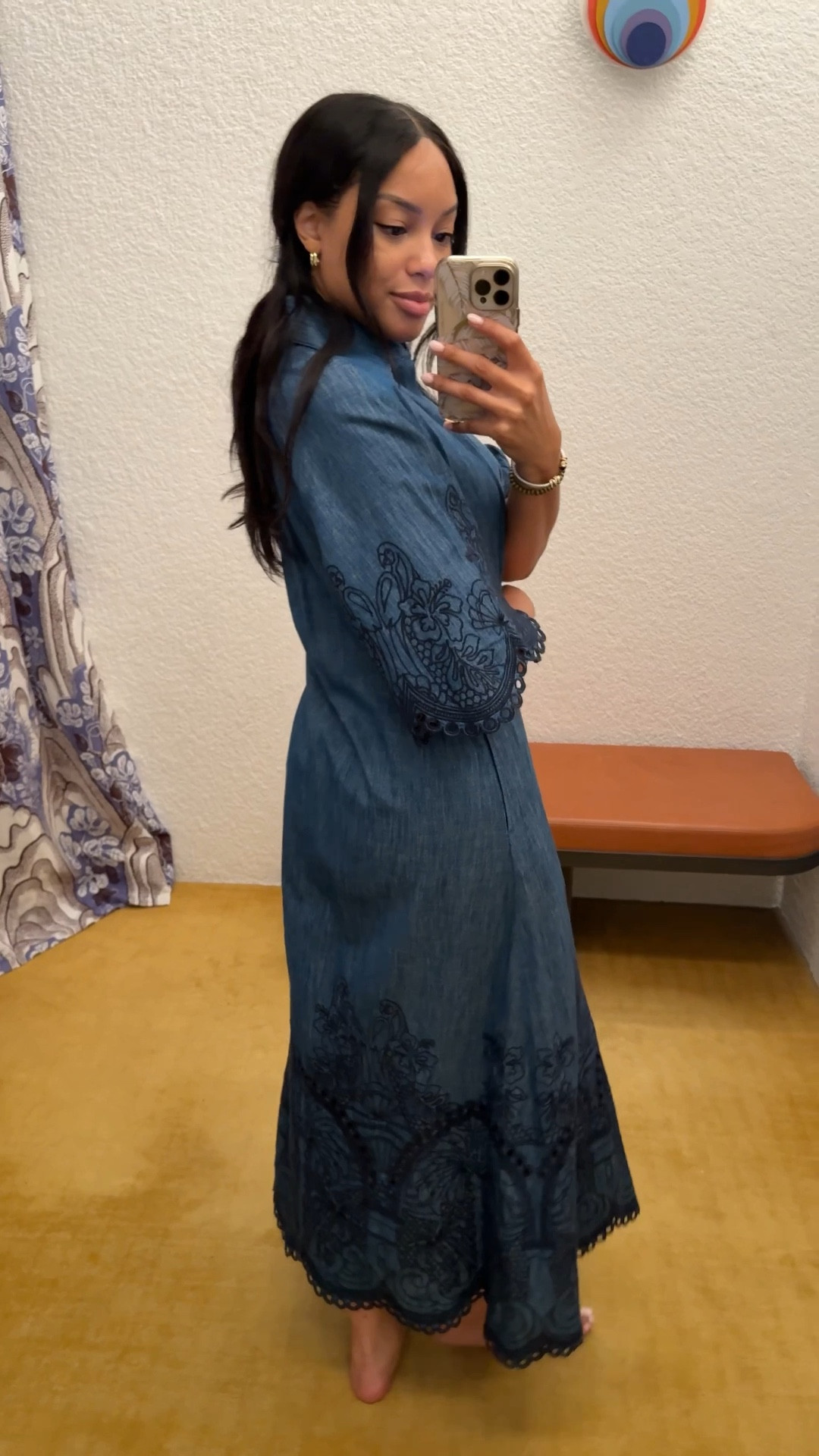 Denim plus embroidery?? Sign me up! 💙 wearing size 0 in Zimmermann Coco Embroidered Denim Dress 

Zimmermann, denim dress, embroidered dress, fall dress, designer

#LTKSaleAlert #LTKStyleTip