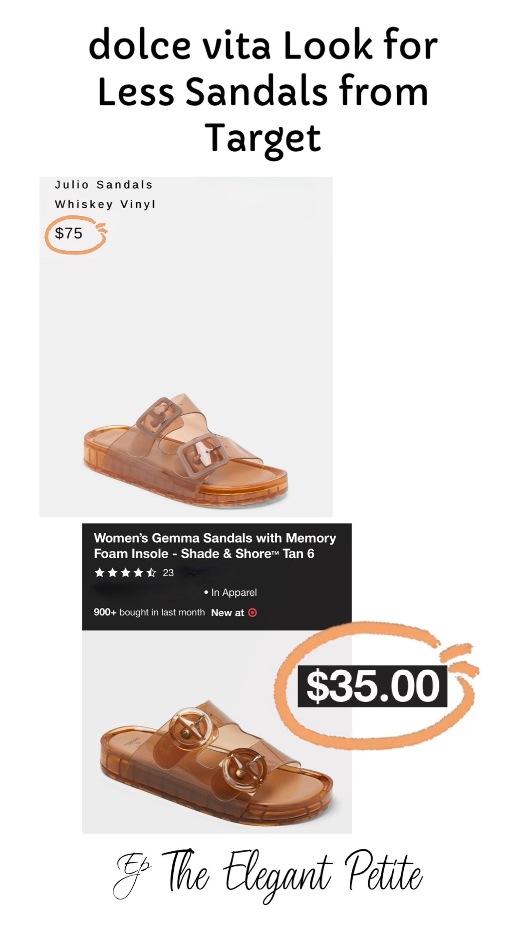 dolce vita Look for Less Sandals from Target
Follow me for more outfit inspiration. Affordable fashion items with a touch of luxury. 

#LTKootd #LTKPetite