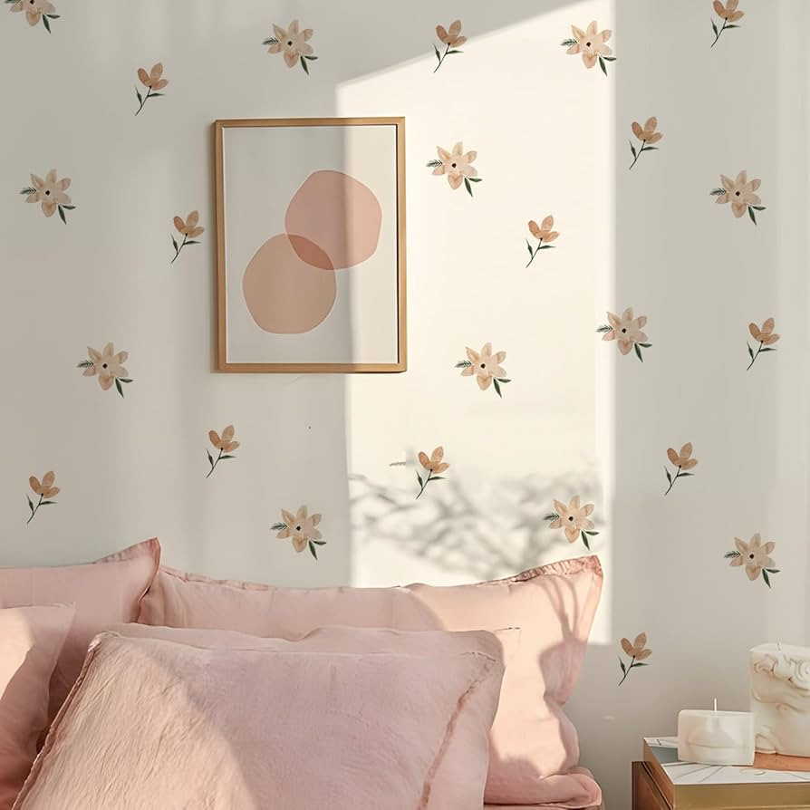 YouRfocus Daisy Wall Decals | Boho Flower Stickers for Girls' Rooms, Playrooms, and Nurseries | D... | Amazon (CA)