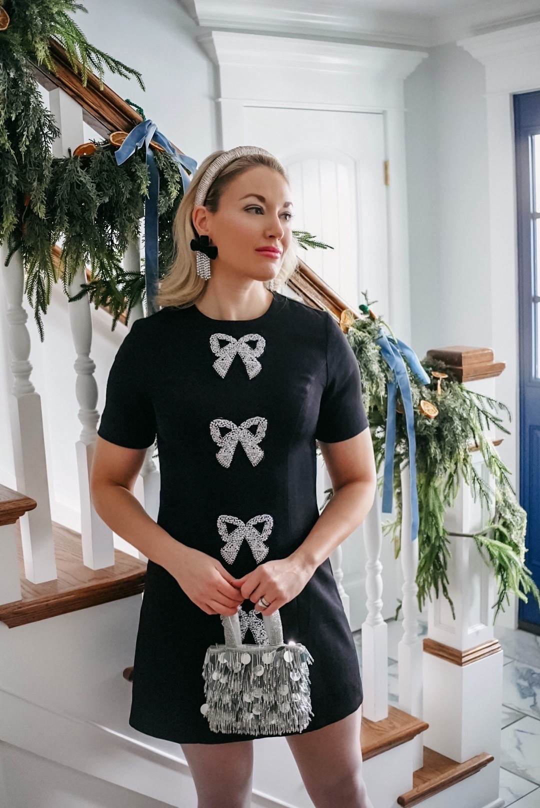 Holiday dress, bow dress, Tuckernuck 

#LTKFindsUnder100 #LTKHoliday #LTKootd