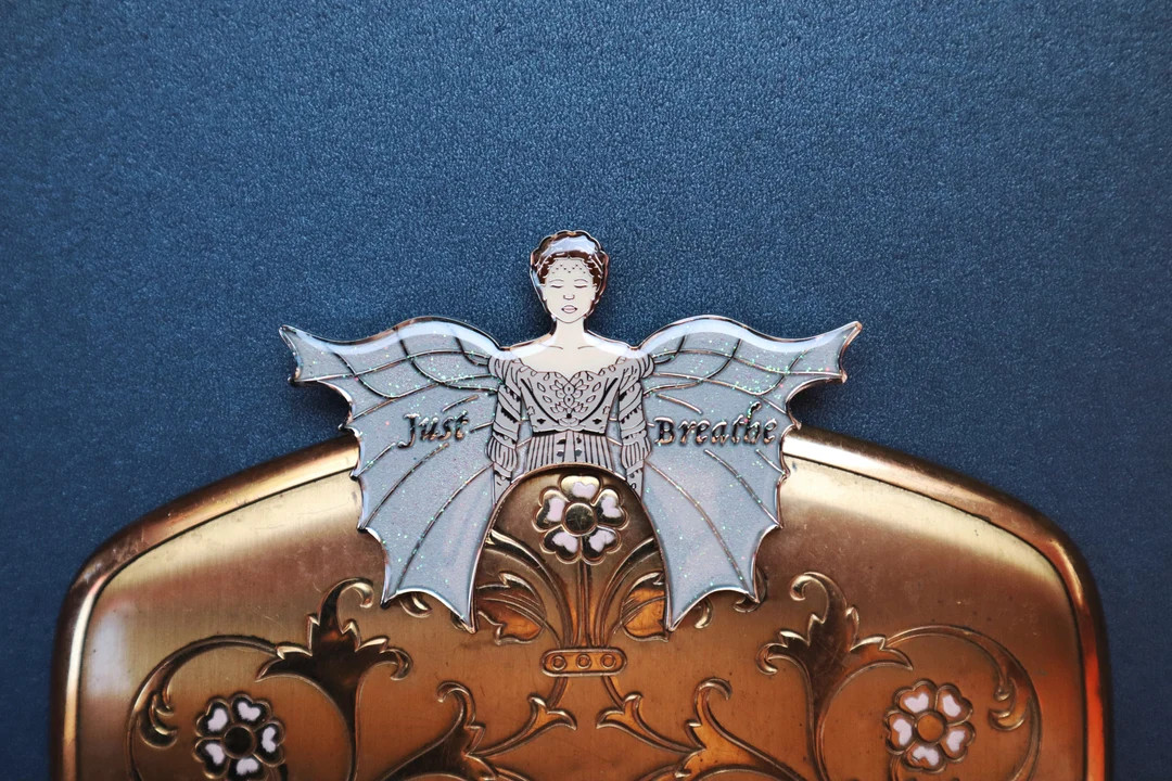 Just Breathe Brooch - Etsy | Etsy (US)