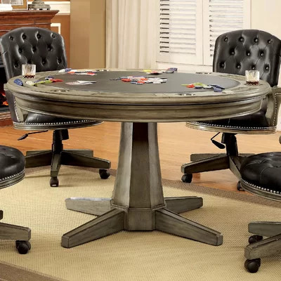 Hartline 54" 6 - Player Poker Table | Wayfair North America
