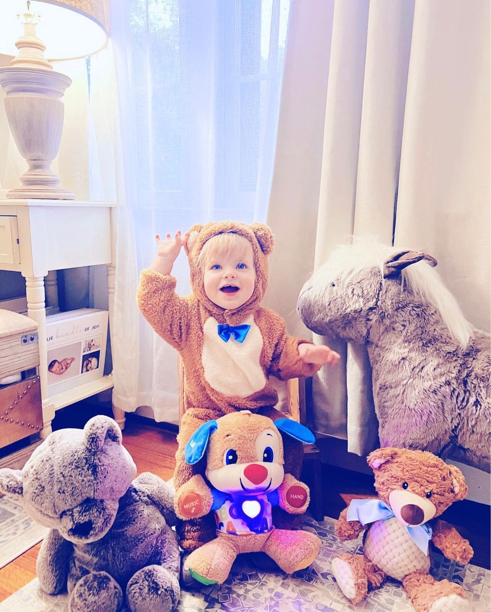 Happy Halloween from Goldilocks 👩‍🦳 & Her Three Bears 🐻🧸🐻 !!! 

You are so very loved, our little baby bear Judson!! The sweetest, cutest, and cuddliest baby bear there ever was - so there couldn’t possibly be a more fitting costume for our little love 🥹 (and his teddy bear bestie, “Buddy the Bear” 🧸) who got to join in on the custome, too hehe 🥰)!! 👼🏼💙 Hope everyone has a wonderful Halloween with those you love! 🎃🫶🏽🧡

…

#emilysayswes #judsoncarpentermabry #seventeenmonthsold #seventeenmonthold #seventeenmontholdbaby #seventeenmontholdboy #judsonmonthbymonth #sweetjudson #oursweetboy #oneyearold #oneyearoldbaby #oneyearoldbabyboy #oneyearoldboy #gratefulmotherhood #fallfun #autumnmemories #octobermemories #thankyoulord #sweetfallmemories #mysweetboys #ourlittlepumpkin #happyhalloween #halloween2022 #familycostumes #goldilocksandthethreebears #halloweencostume 

#LTKHoliday #LTKSeasonal #LTKHalloween