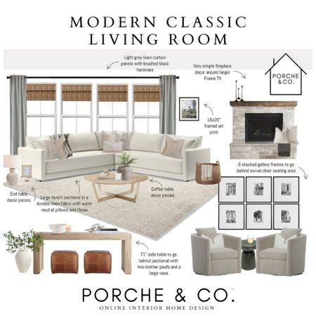 Living room, living room mood board, living room decor, sectional, console table, home decor, neutral decor, throw pillows, sofa pillows
#livingroom #moodboard #visionboard #porcheandco

#LTKstyletip #LTKhome