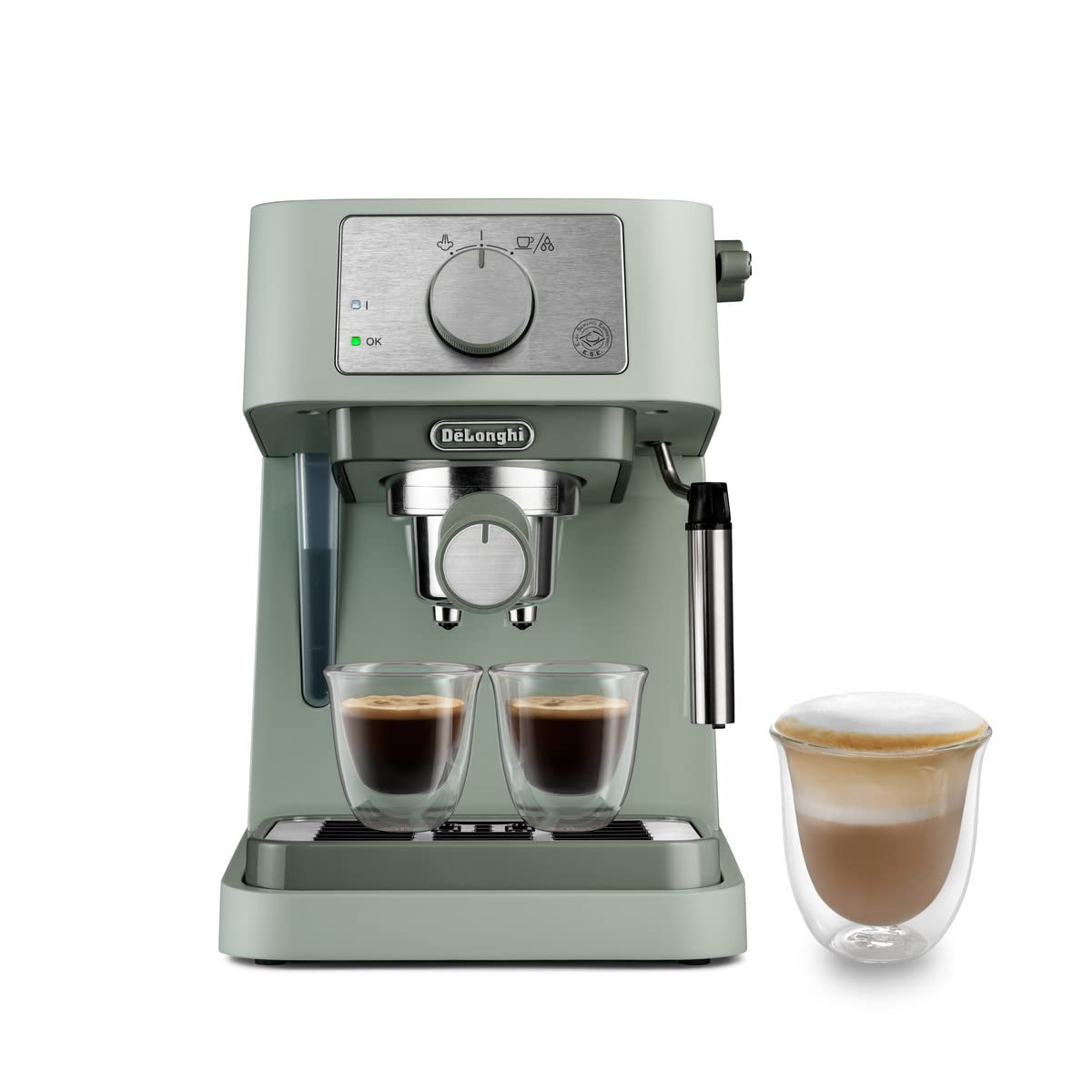 De'Longhi Manual Coffee Machine Stilosa EC260.GR, 15 Bar Pressure, Cappuccino System, Automatic S... | Amazon (UK)
