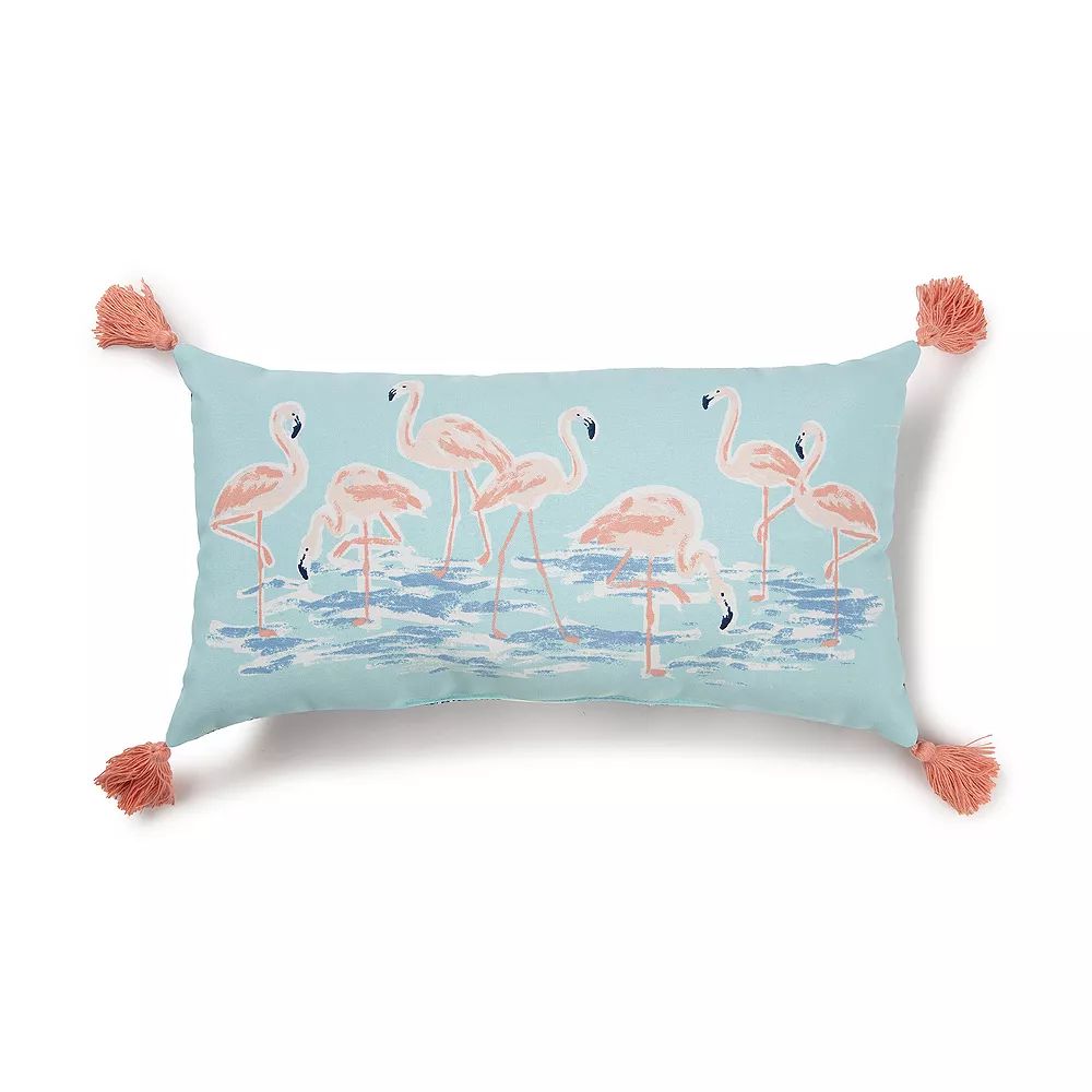 SONOMA Goods for Life® Indoor/Outdoor Flamingo Throw Pillow | Kohl's