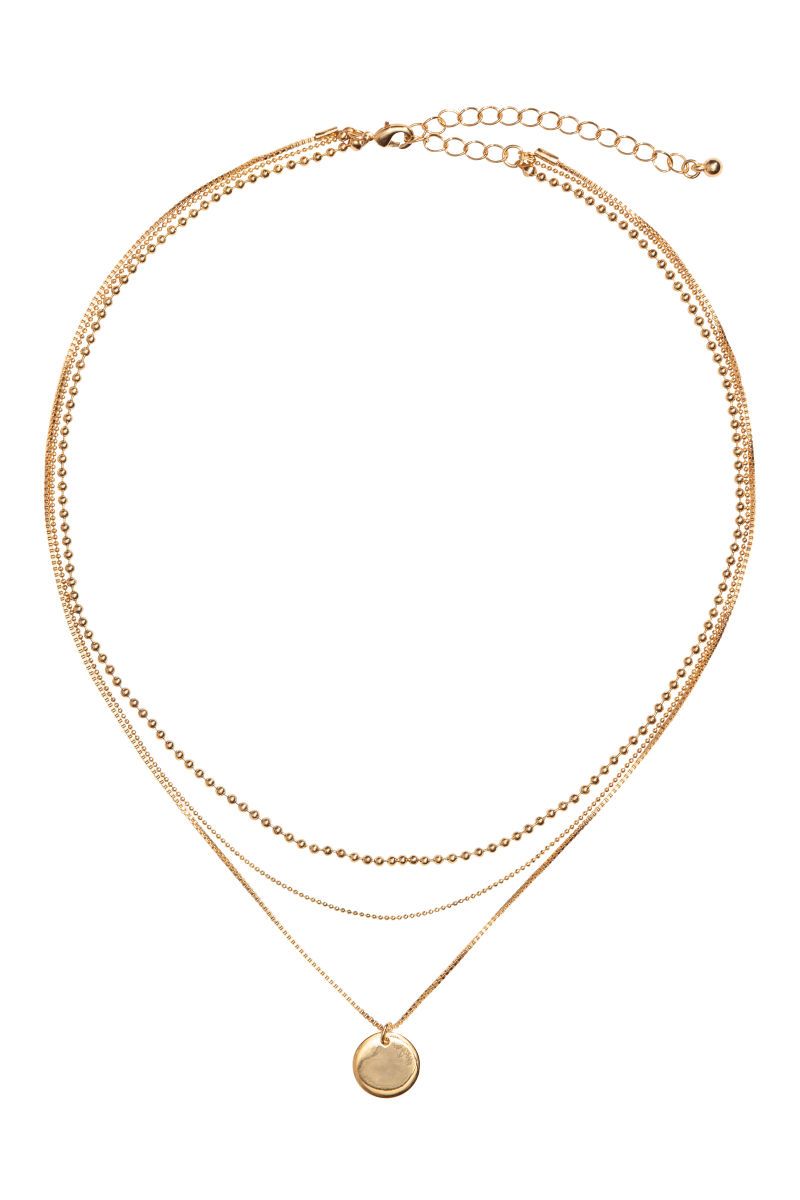 H&M Triple-strand Necklace $9.99 | H&M (US)