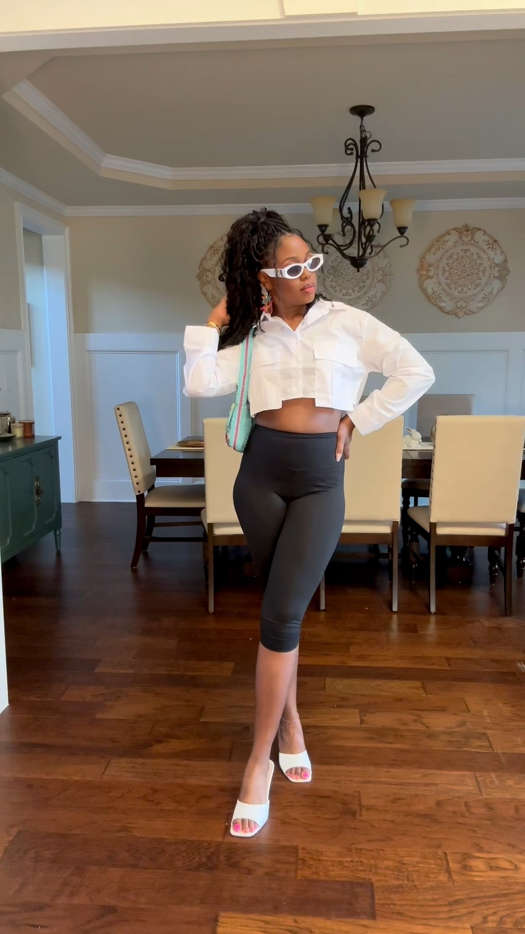 Trying to style my $7 Capri pants again!! Sunglasses are from Five Below. Purse is from @tjmaxx !!

#LTKgrwm #LTKootd