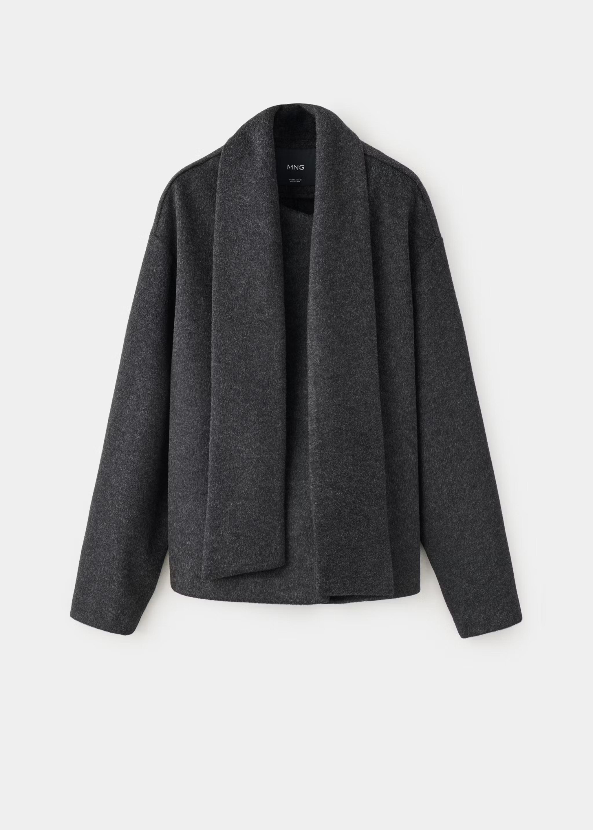 Scarf-collar cloth jacket | Mango (US/MX/AU)