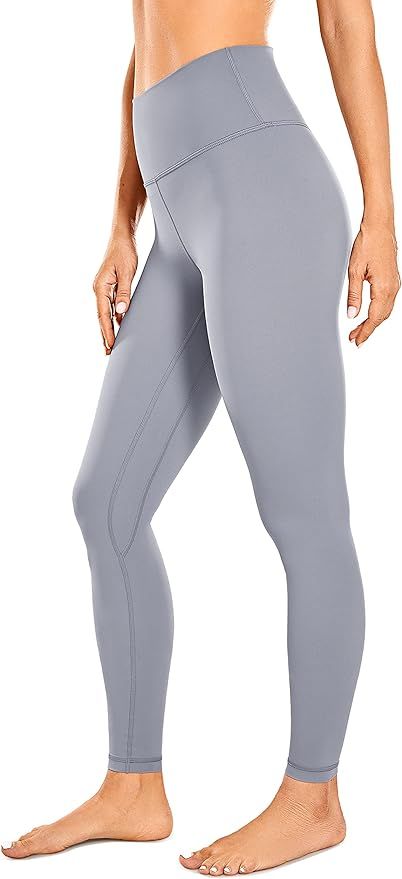 CRZ YOGA Women's Naked Feeling Yoga Pants 28 Inches - High Waisted Workout Leggings Full Length T... | Amazon (US)