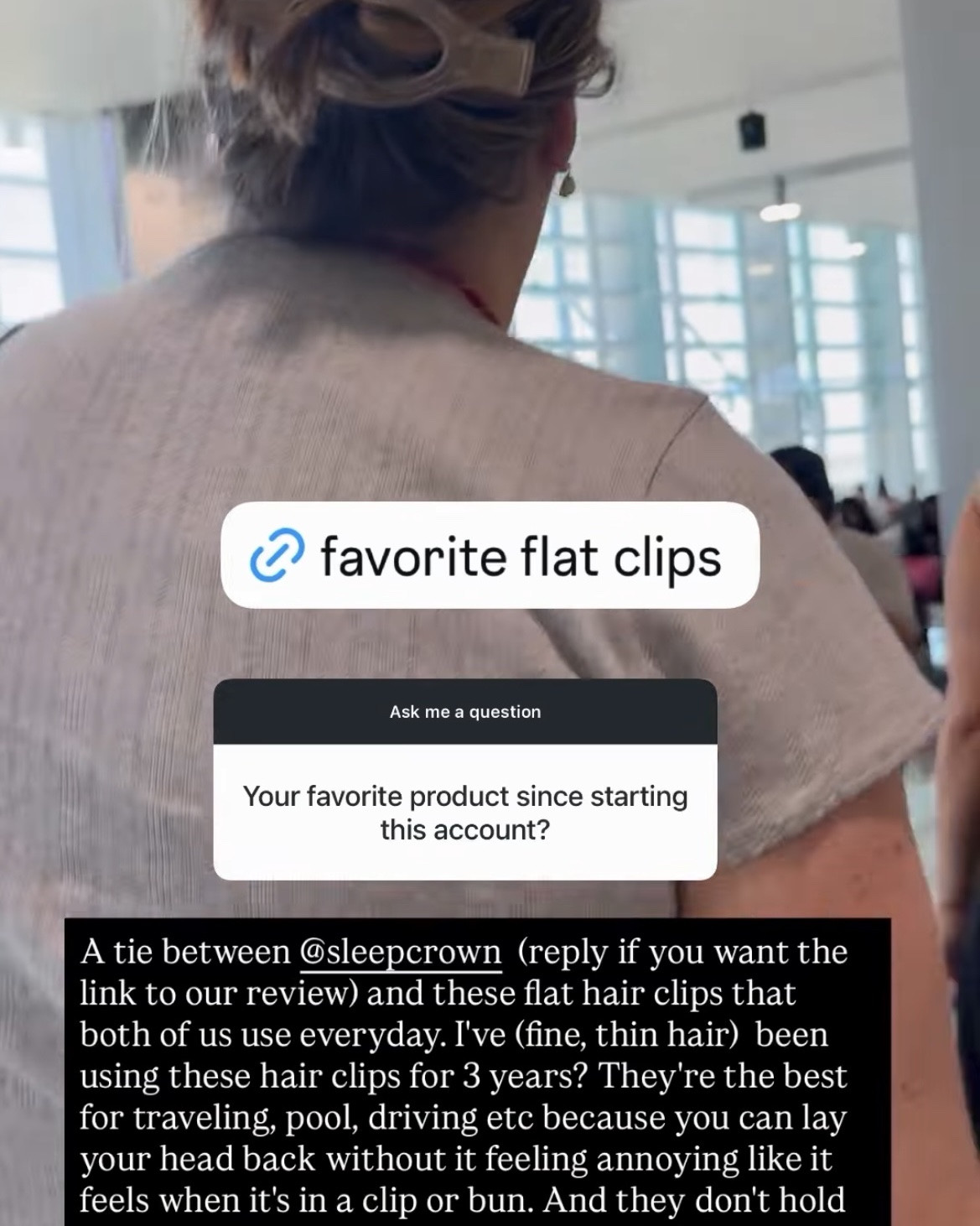 Someone asked what our favorite product is since starting our @my.sister.made.me.buy.it account, and it is literally these $8 flat clips from Amazon. They’re the best for travel or driving because you can lay your head back in them, and they don’t hold your hair too tight, which is great for preventing traction alopecia! I have thin hair, but our sister-in-law Kelly, who has super-thick hair, LOVES them and has said they’re a postpartum lifesaver. Seriously such a simple everyday game-changer!

#LTKTravel #LTKdayinmylife #LTKgrwm