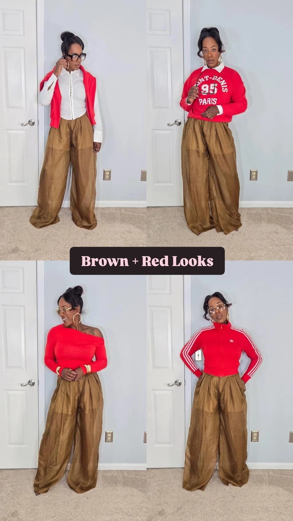 Mixing + Matching Red + Brown

#LTKootd #LTKOver40 #LTKgrwm