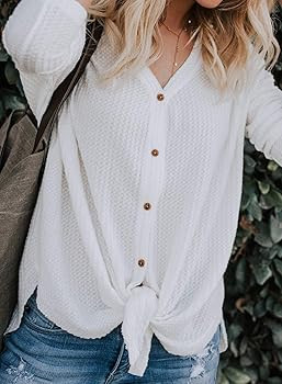 Spring Outfits - Thermal Button Down | Amazon (US)